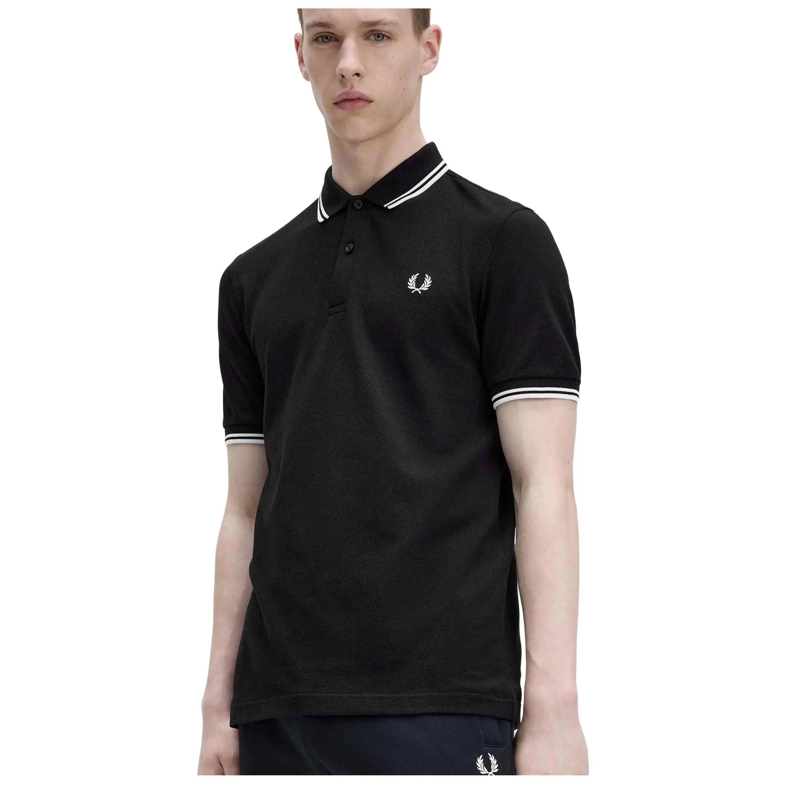 Polo de manga corta Fred perry modelo M360003B17 para hombre 4/5