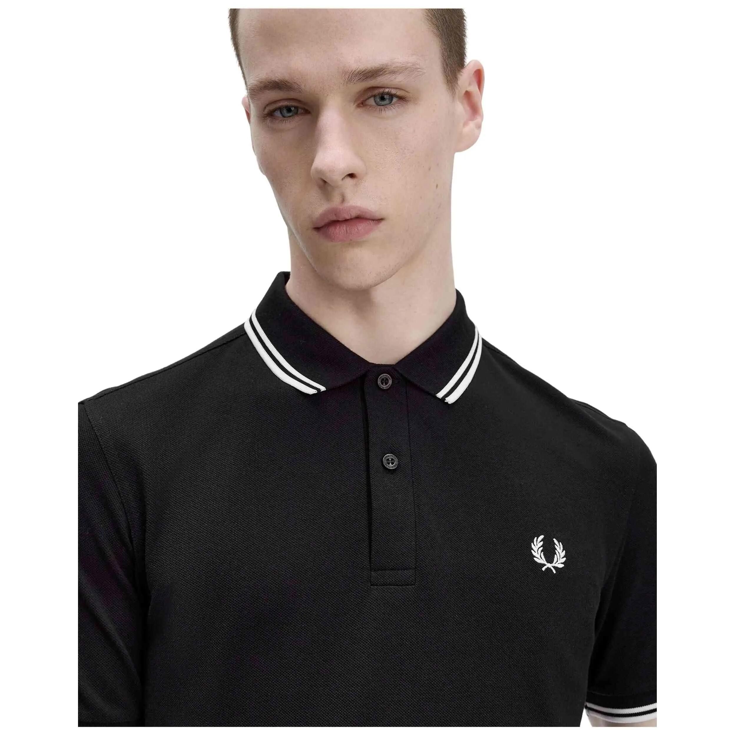 Polo de manga corta Fred perry modelo M360003B17 para hombre 3/5