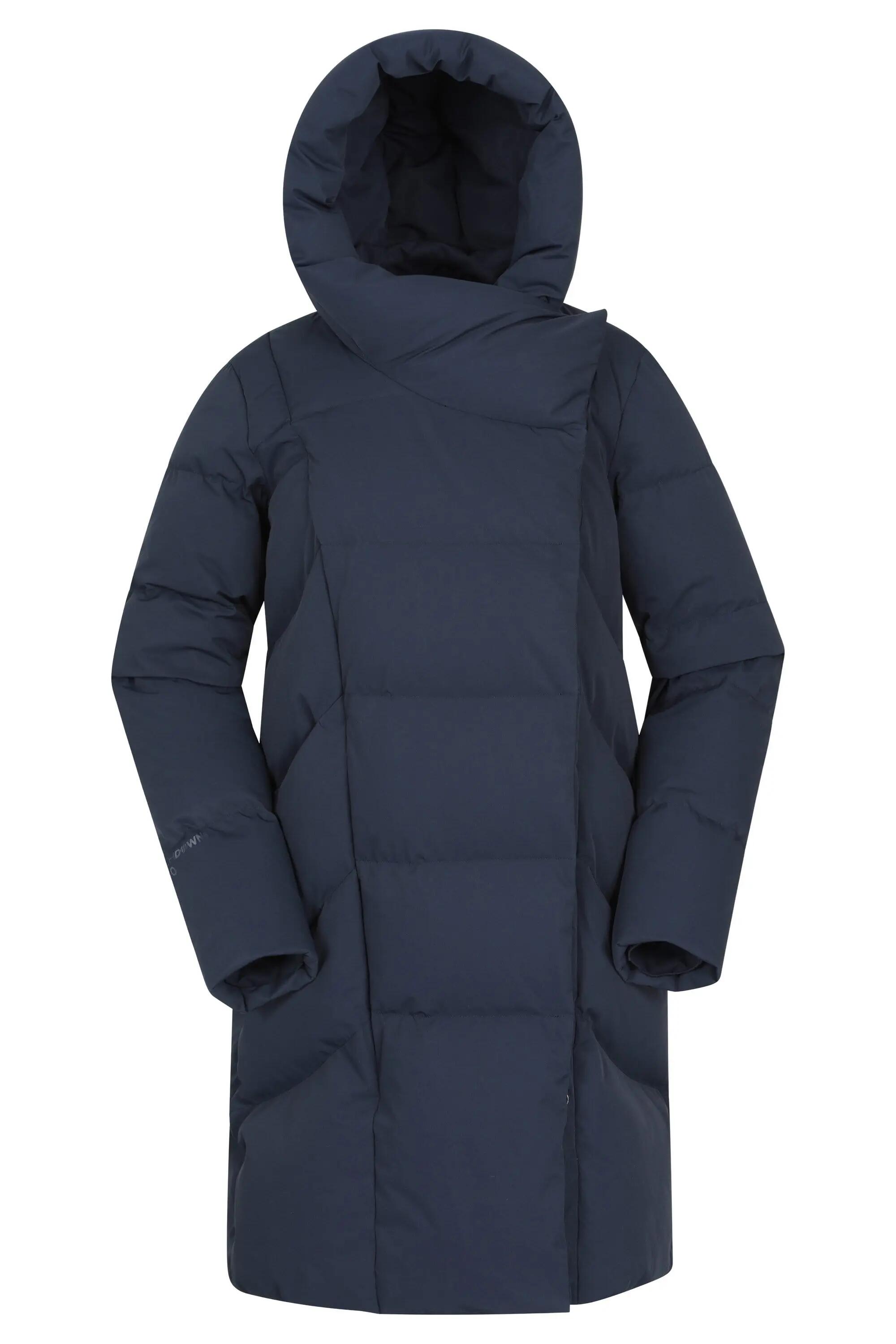 Doudoune de Randonnée Femme Longue Déperlante Capuche Duvet 600, Cosy Wrap II 3/15
