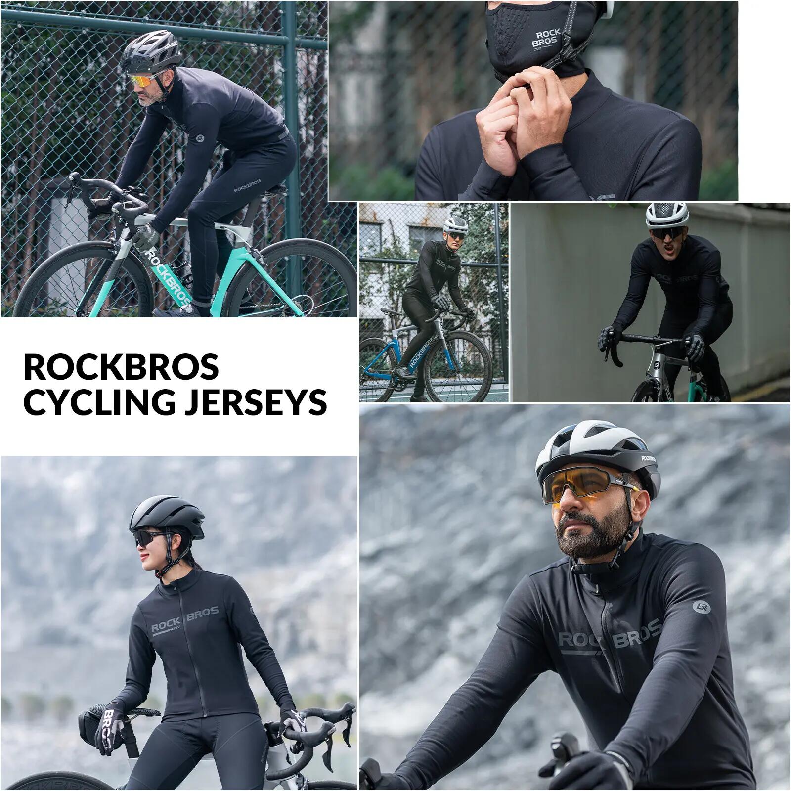 Veste de vélo d'hiver pour homme coupe-vent chaude 4/7