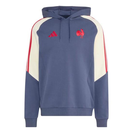 Sweat à capuche France Rugby Adidas Bleu marine ombre FFR