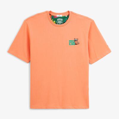 T-shirt met korte mouwen en ronde hals, met geborduurde thor