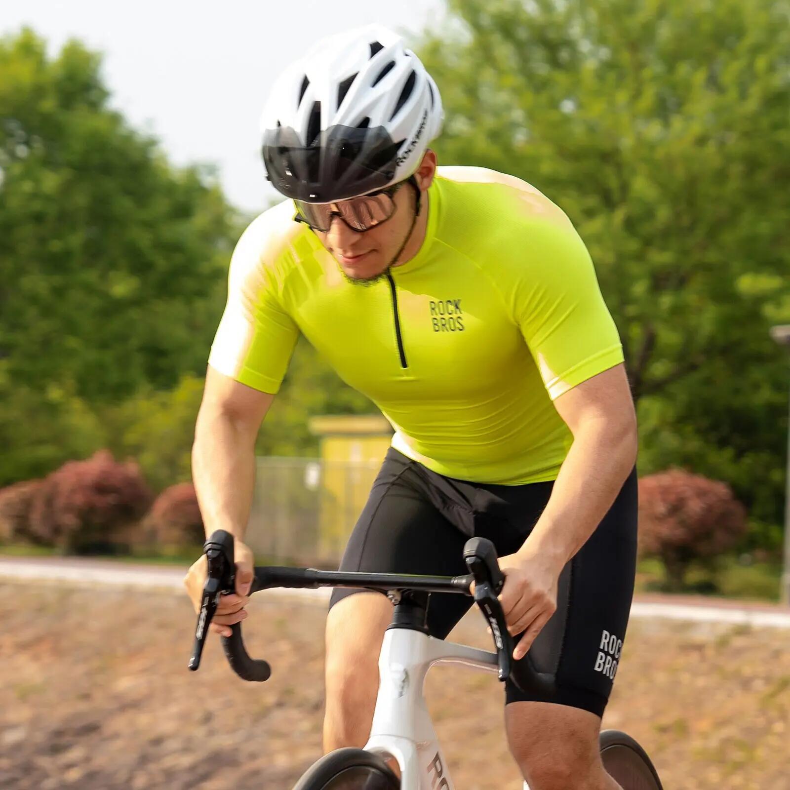 Maillot de cyclisme à manches courtes pour homme 6/7