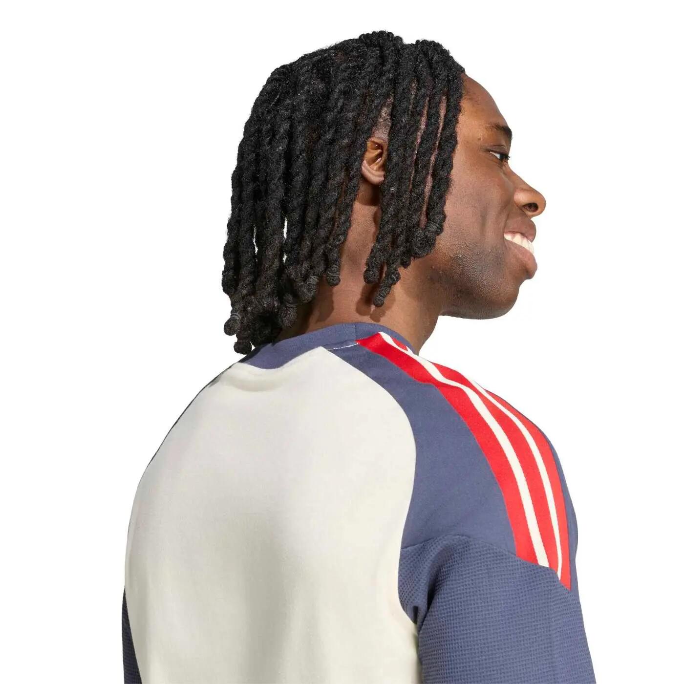 France Rugby Katoenen T-shirt Beige En Blauwe Ombré 4/6