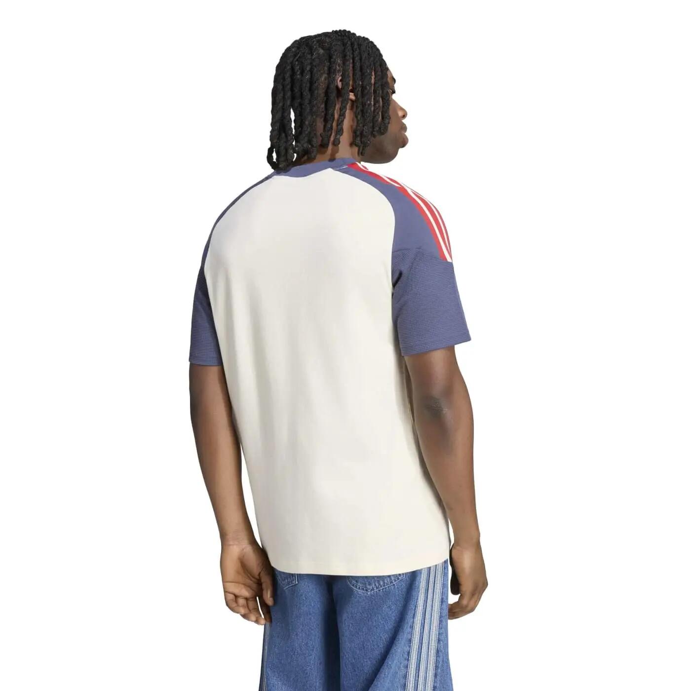 France Rugby Katoenen T-shirt Beige En Blauwe Ombré 2/6