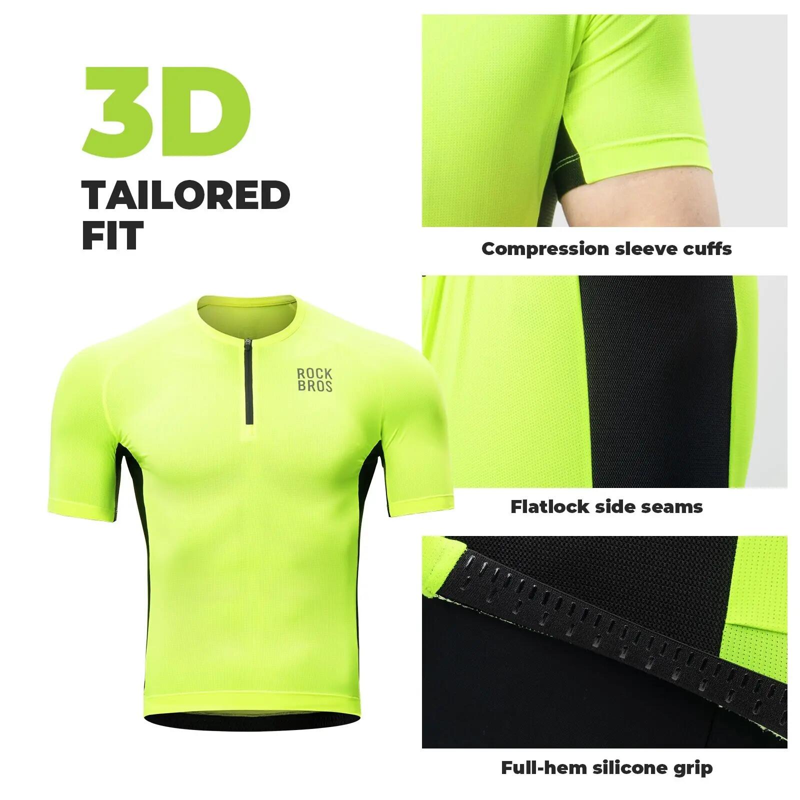 Maillot de cyclisme à manches courtes pour homme 2/7