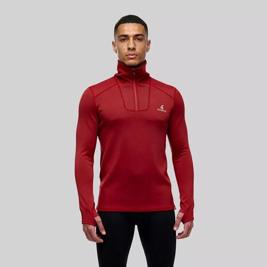 Pull de Ski homme Thermique PIKA Rouge