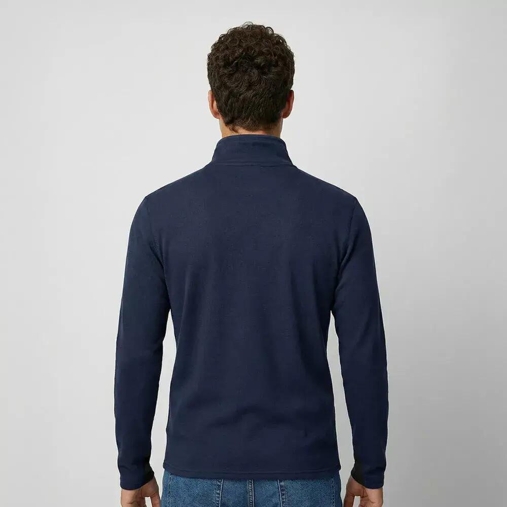 Pull de Randonnée homme Thermique PIKA Bleu Navy 2/3