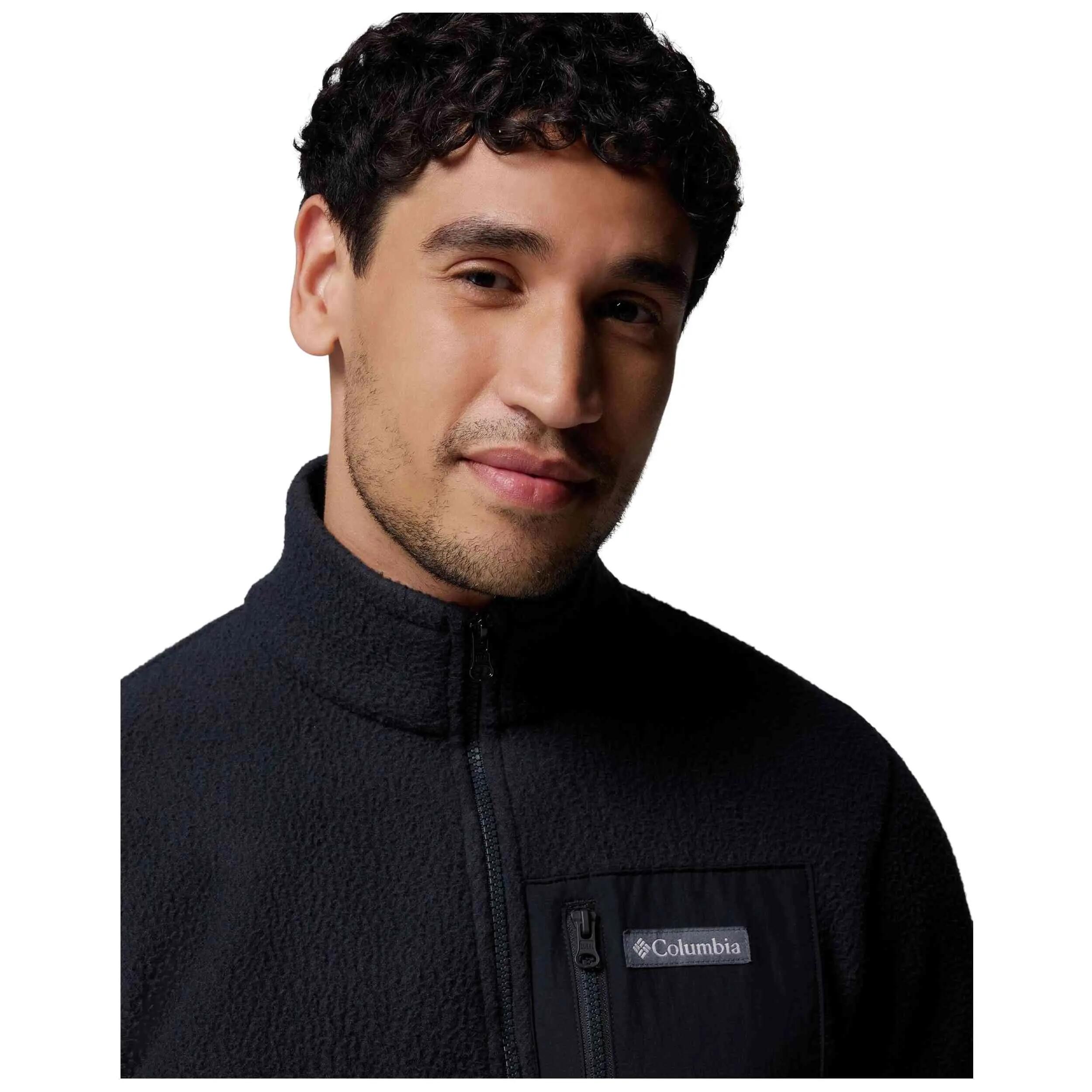 Camisola Columbia modelo Forro polar Columbia Jasper Ridge Pebbled Fu para homem 5/5