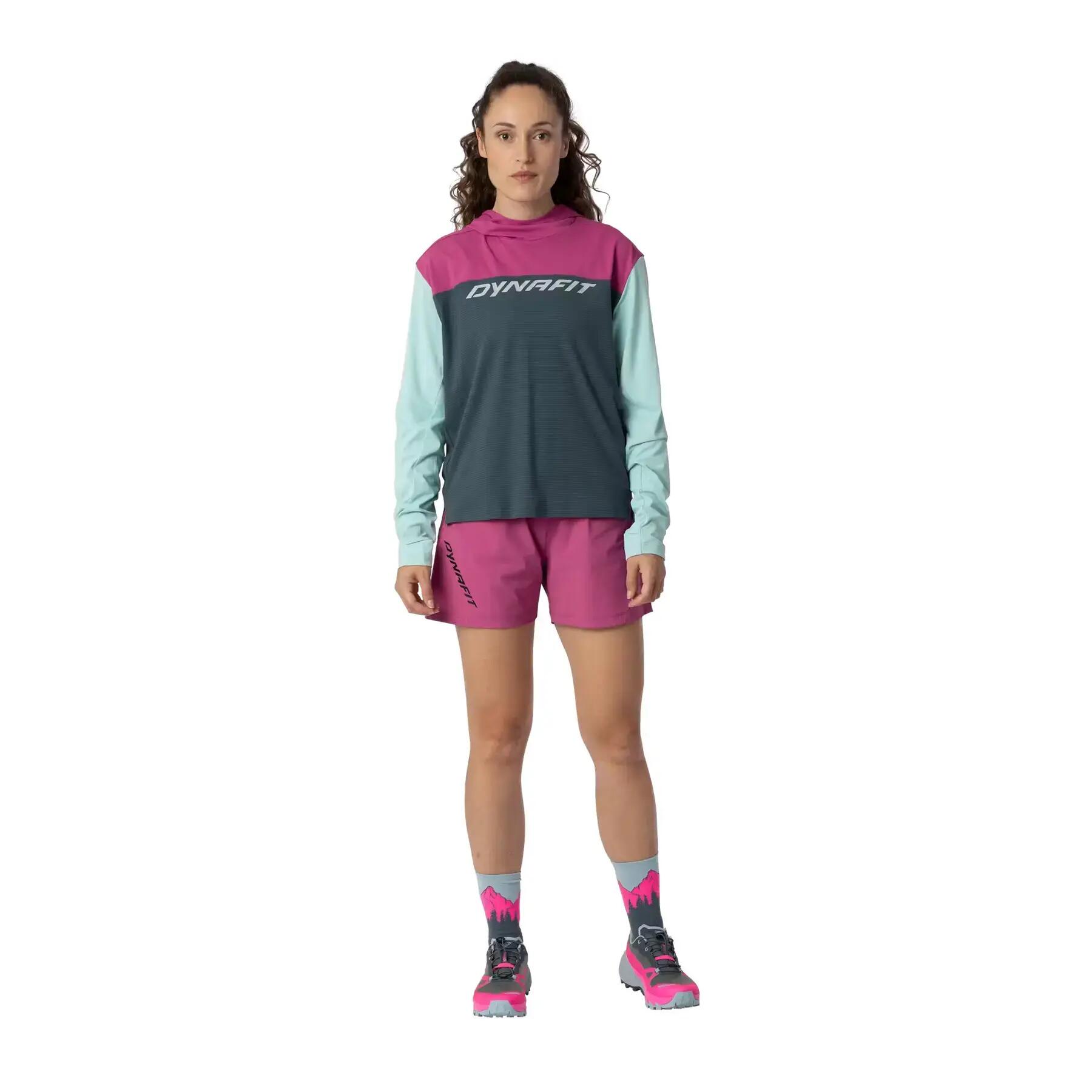 Felpa con cappuccio da donna Dynafit Traverse Sun 3/3