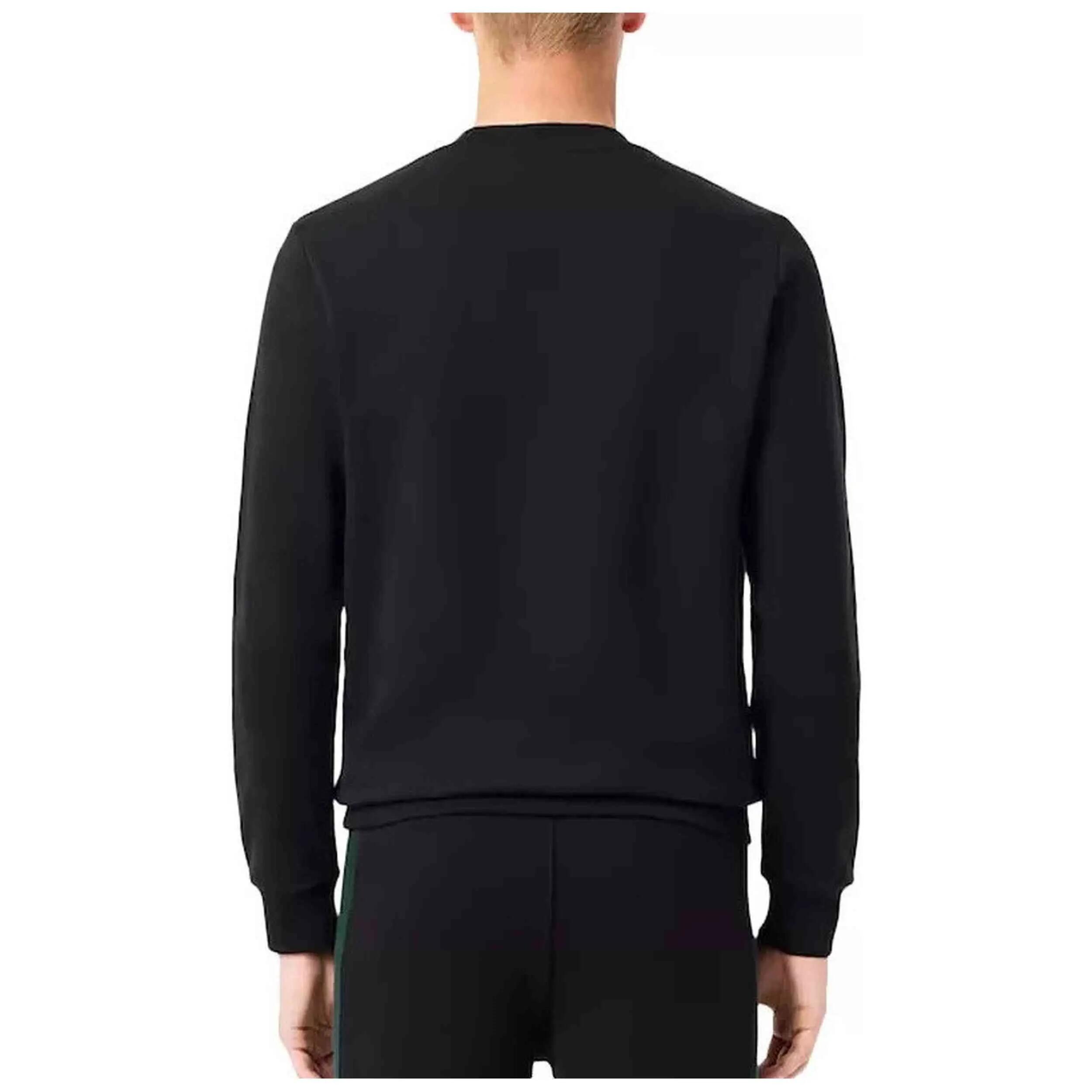 Camisola Lacoste modelo Sudadera Lacoste Colour-Block Fleece negro ve para homem 2/5