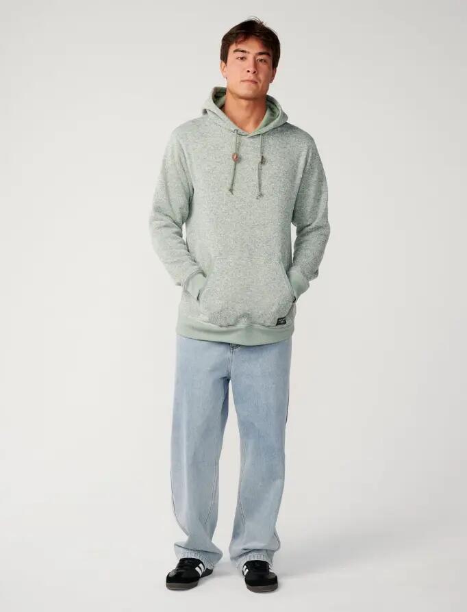 Felpa con cappuccio da uomo Rip Curl "CLASSIC SURF CRESCENT HOOD" Grigio/Verde 6/6