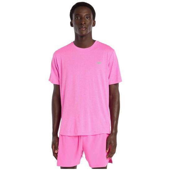 T-shirt New balance modèle Camiseta New Balance Athletics manga cor pour unisexe
