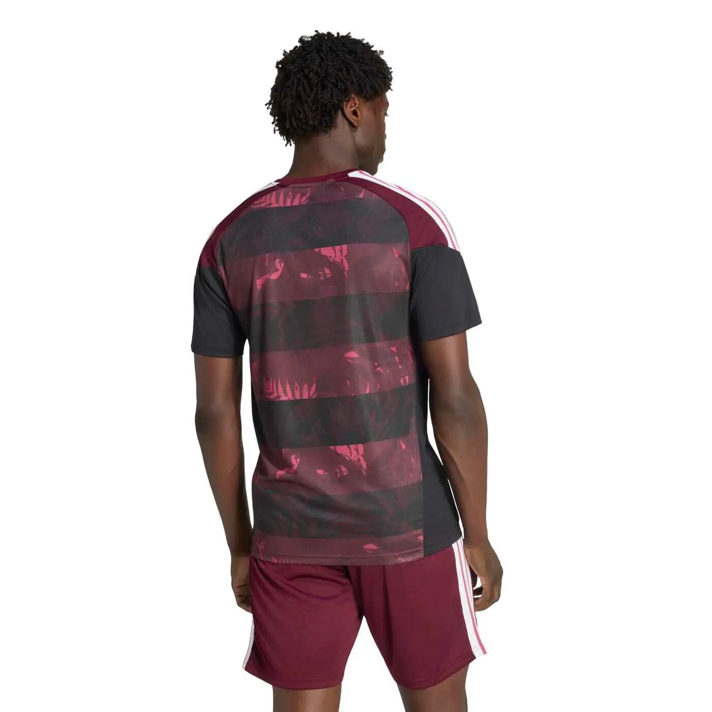 T-shirt Adidas Performance All Blacks Homme Bordeaux et noir 2/6
