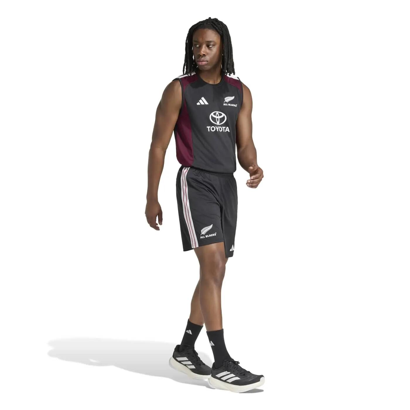 All Blacks Rugby Tanktop Zwart En Bordeaux 4/7