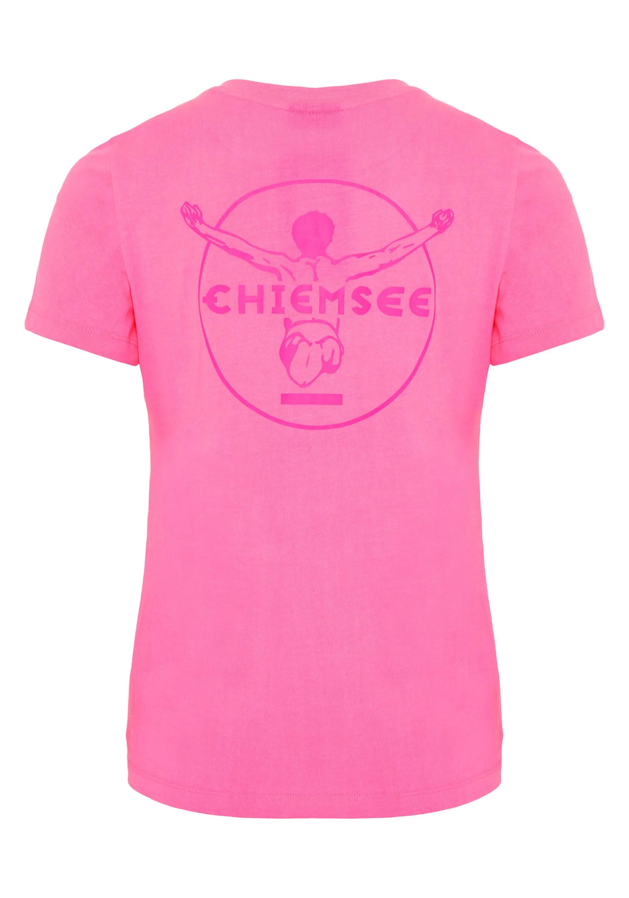 T-Shirt mit tonalem Stick & Print 2/7