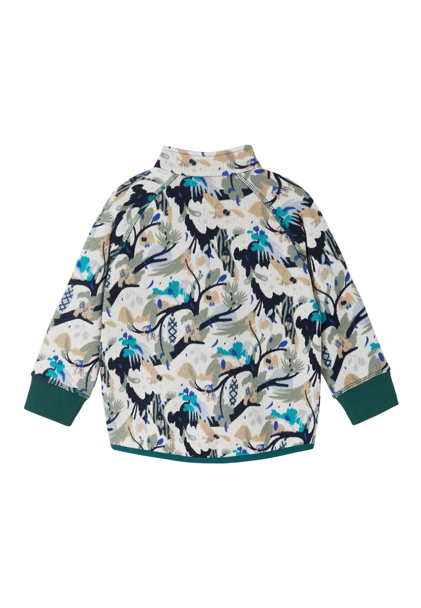 Kleinkinder Fleecejacke Ornament Sparkly Blue 2/5