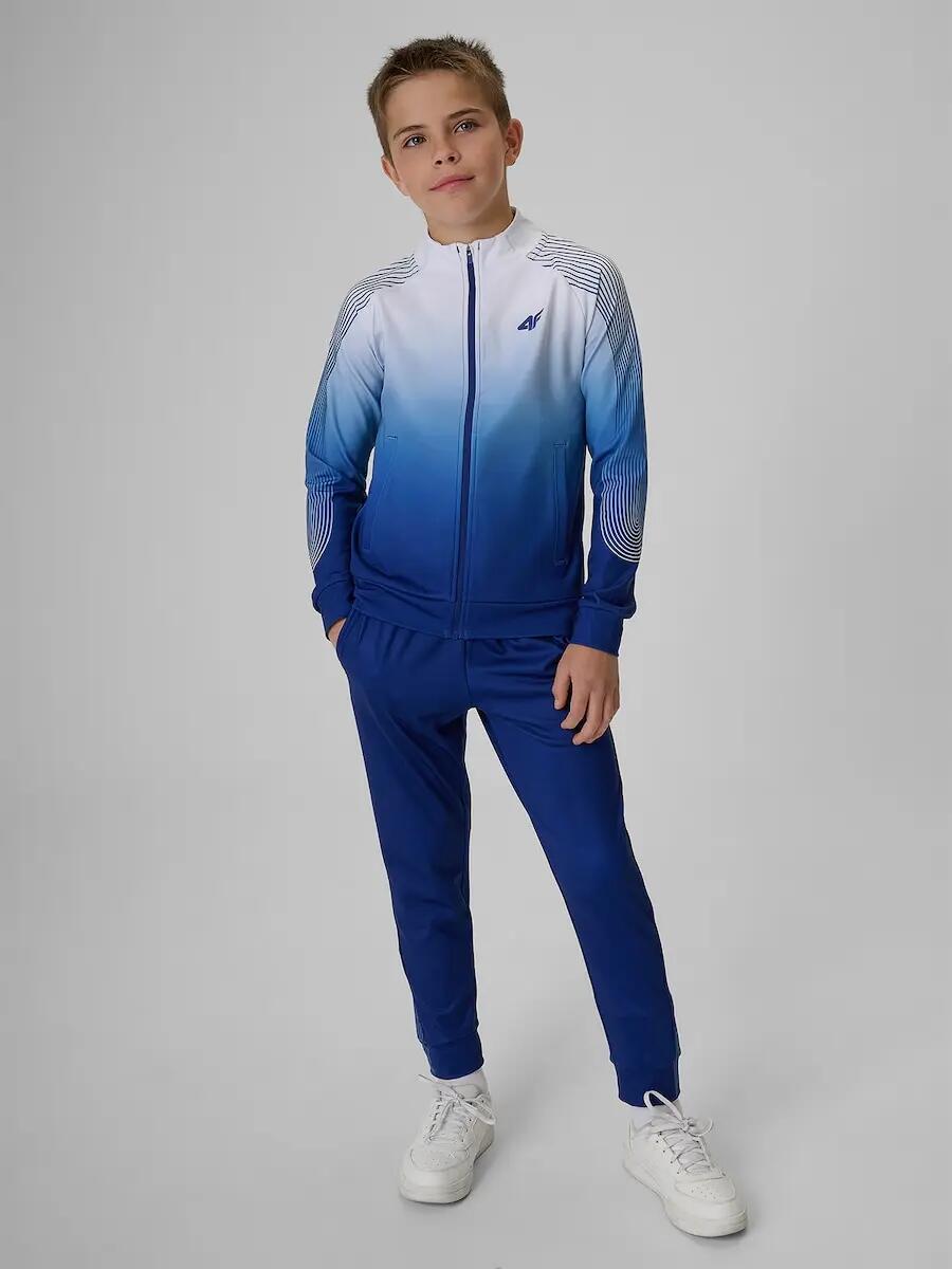 Bluza sportowa regular bez kaptura chłopięca 4F 4FJRSS26TFSWM1043 6/7