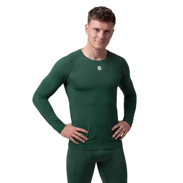 SIROKO Camiseta interior deportiva Hombre Blayer Green M Verde