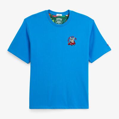 T-shirt met korte mouwen en ronde hals, met geborduurde thor