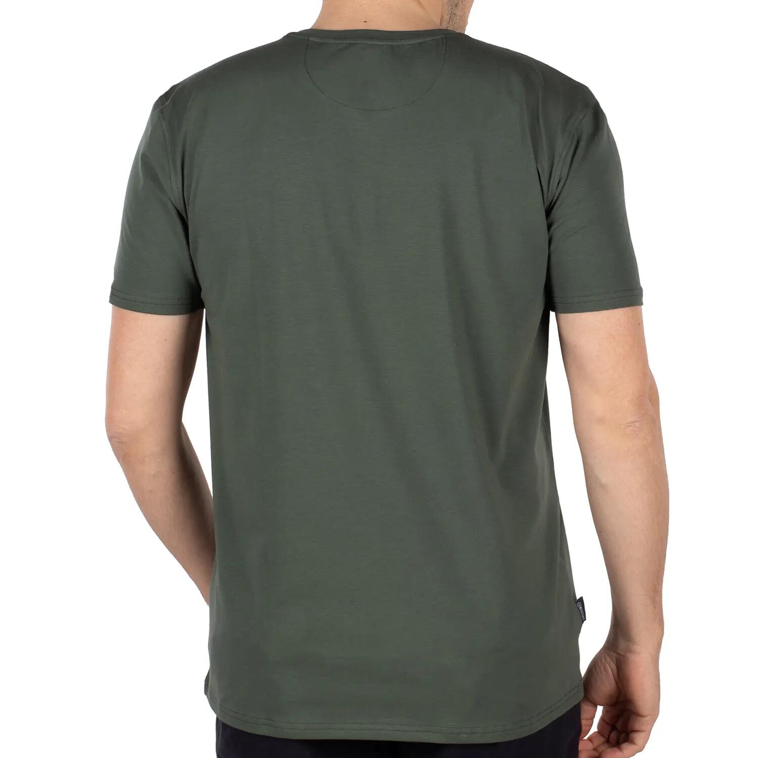 T-shirt basic velata L / Kaki 2/4