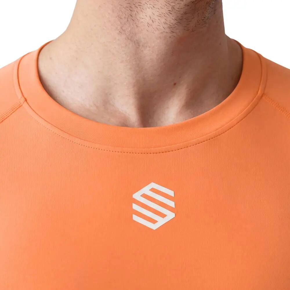 Camisola interior desportiva homem Blayer Orange M Laranja 4/6
