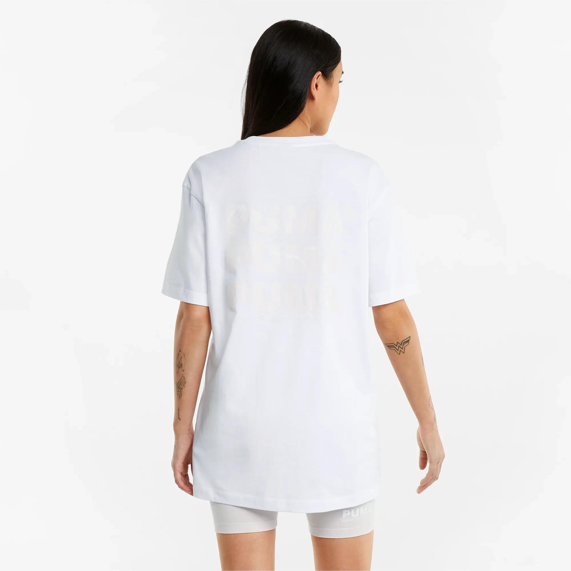 Camiseta feminina PUMA Oversize Statement 4/7