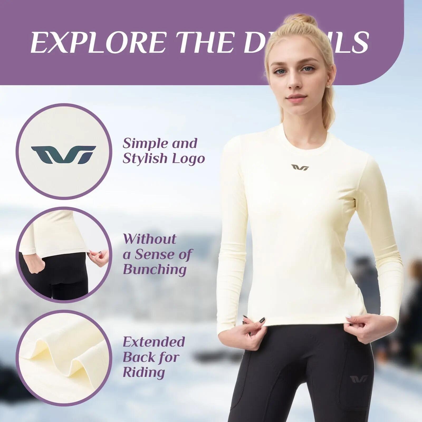 TVI Sous-vêtement thermique femme manches longues 4/7