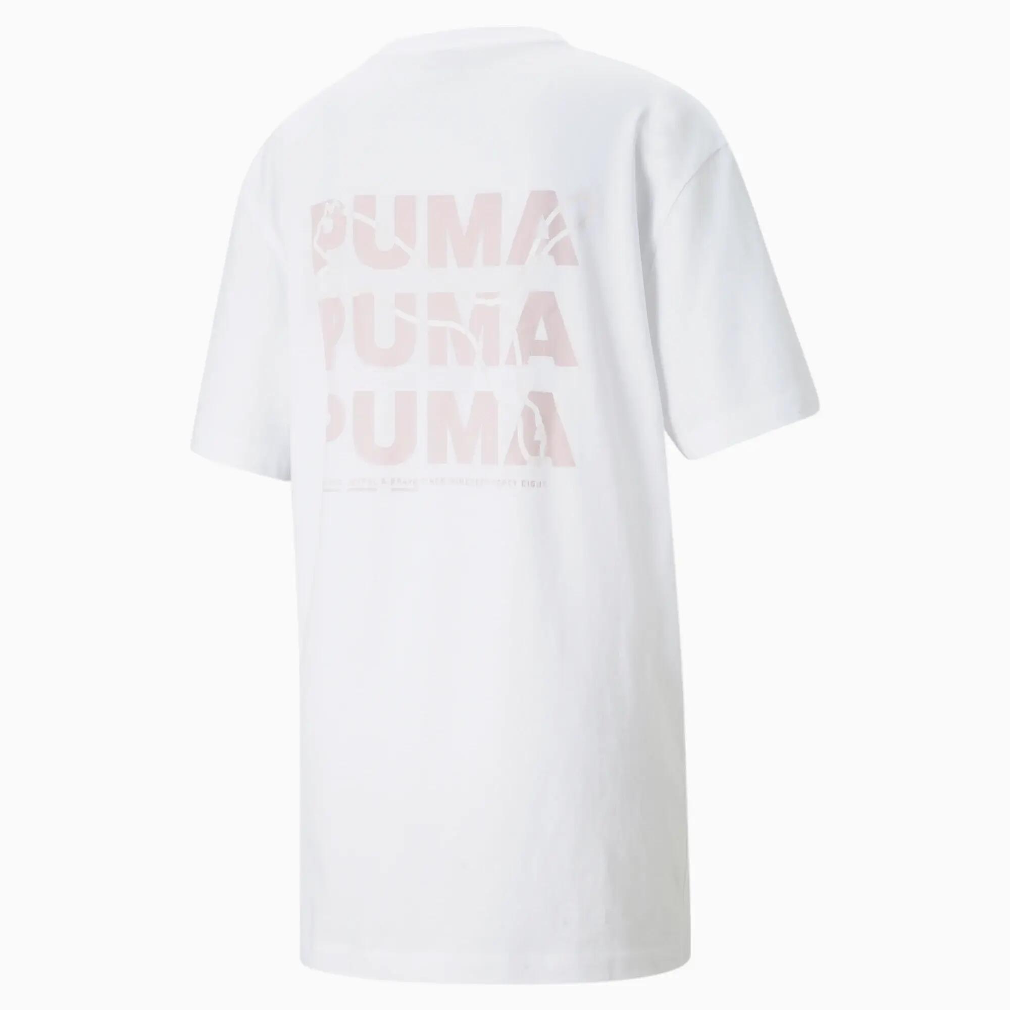 Camiseta feminina PUMA Oversize Statement 2/7