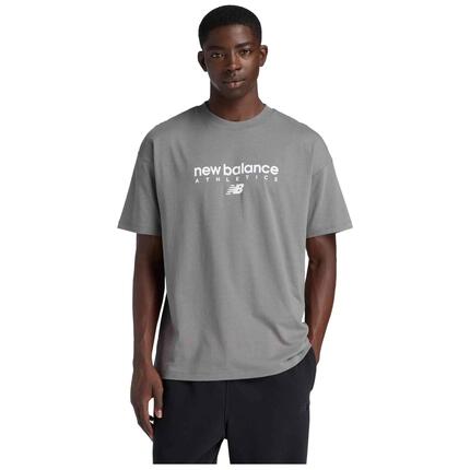 T-shirt New Balance modèle Camiseta New Balance Linear Graphic mang pour unisexe