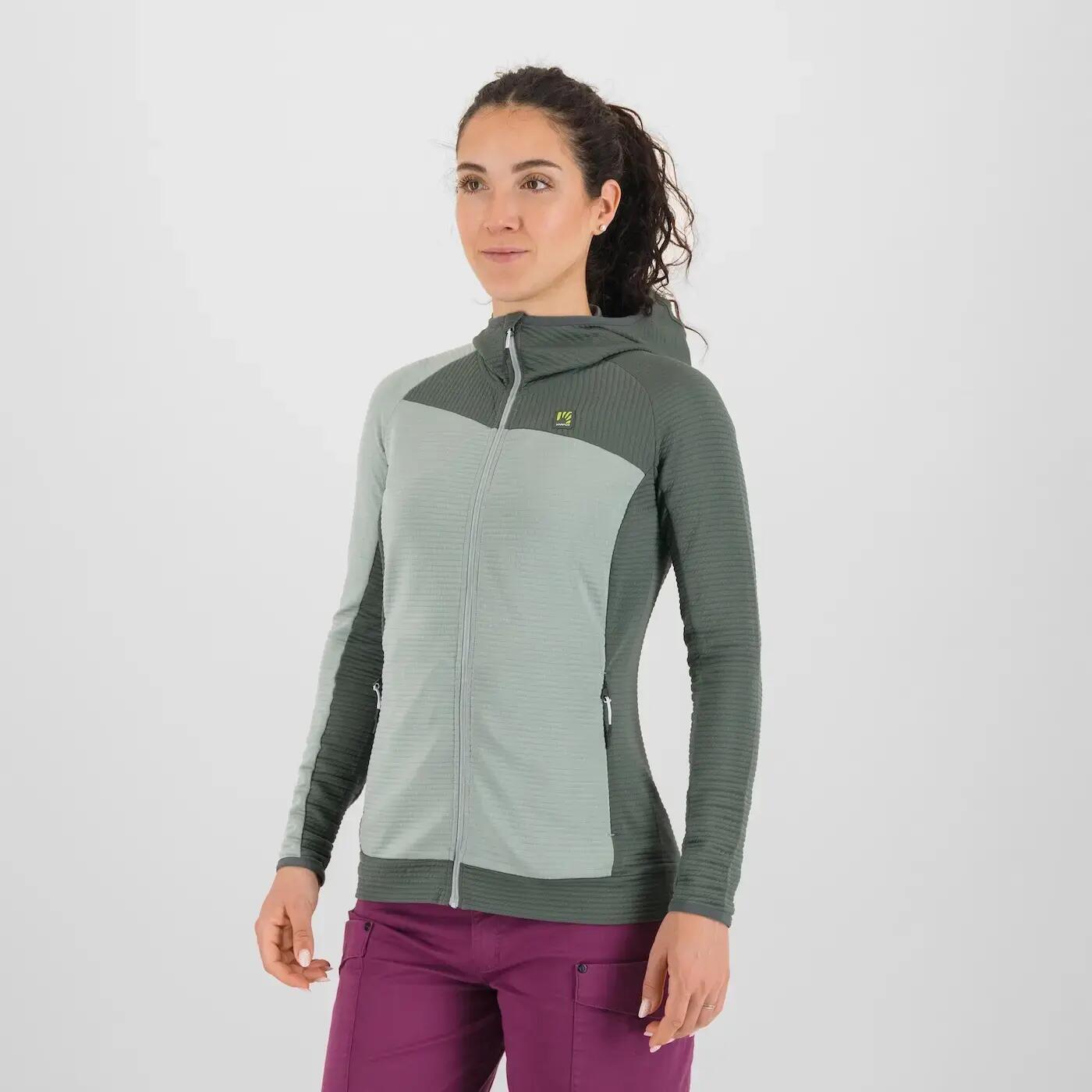 Polaire full zip à capuche femme Karpos Averau 4/6