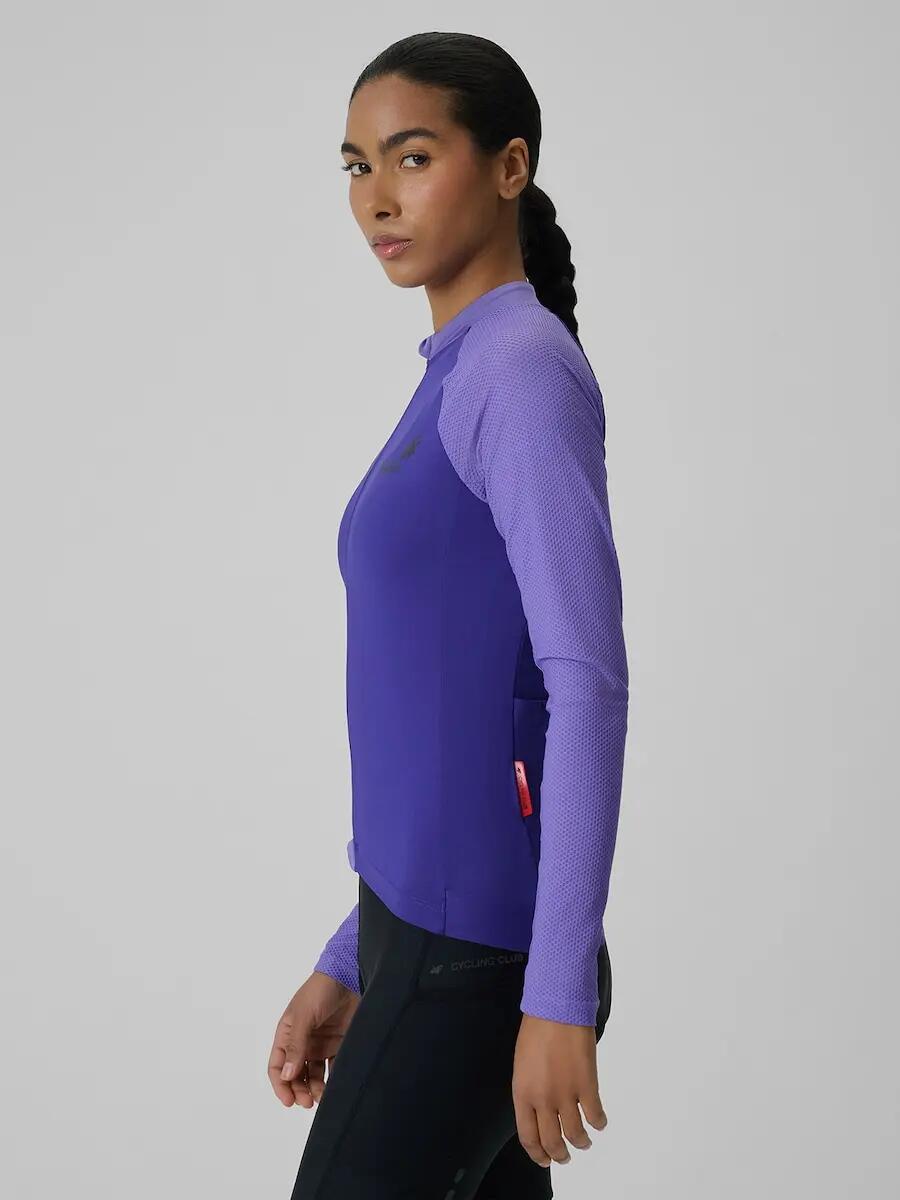 Longsleeve kolarski z filtrem UPF50+ damski 4F 4FRSS26TFLOF650 4/7