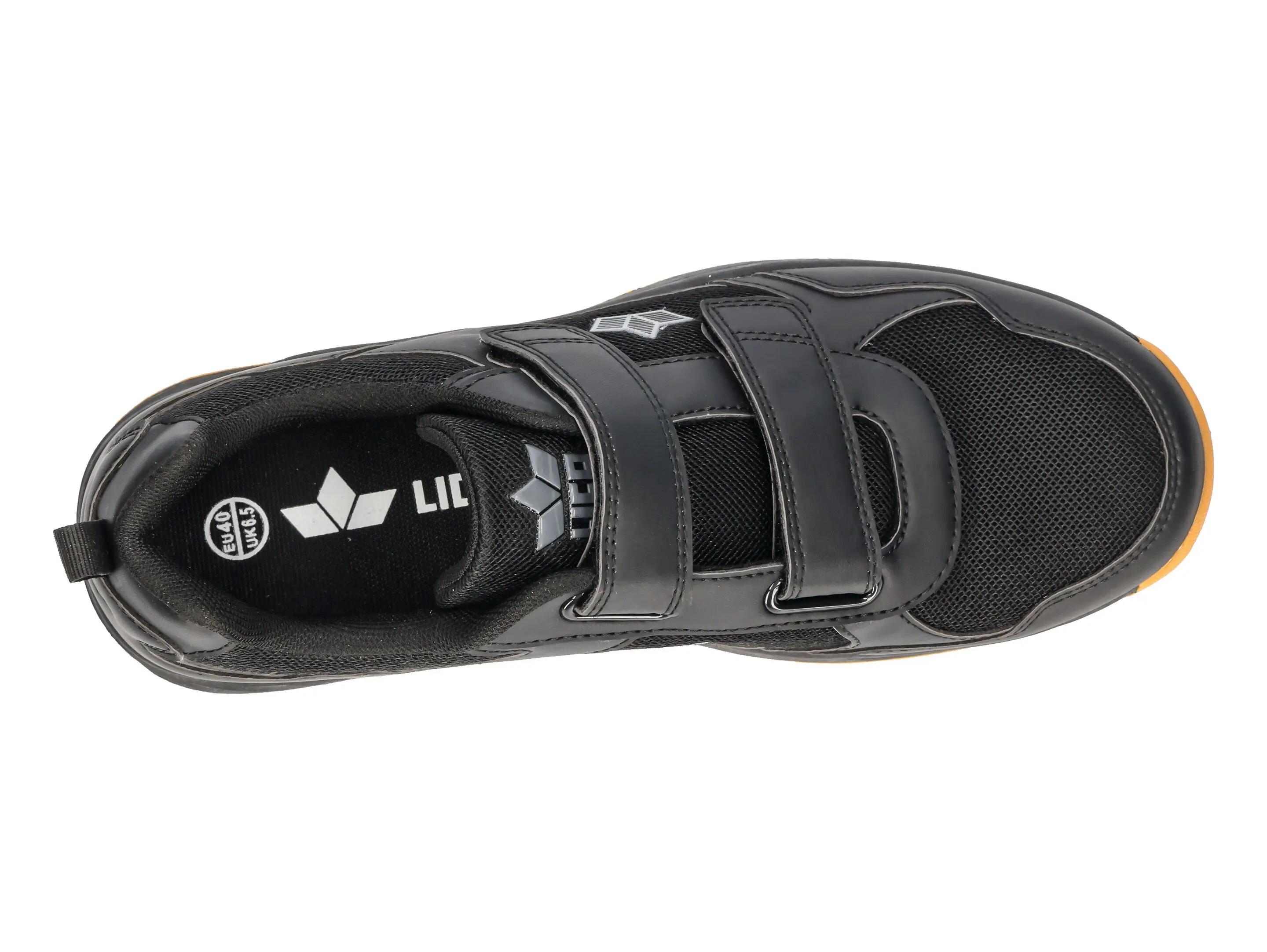Scarpe, palestra, uomo, velcro, suola tpr, Indoor V, nero 5/6
