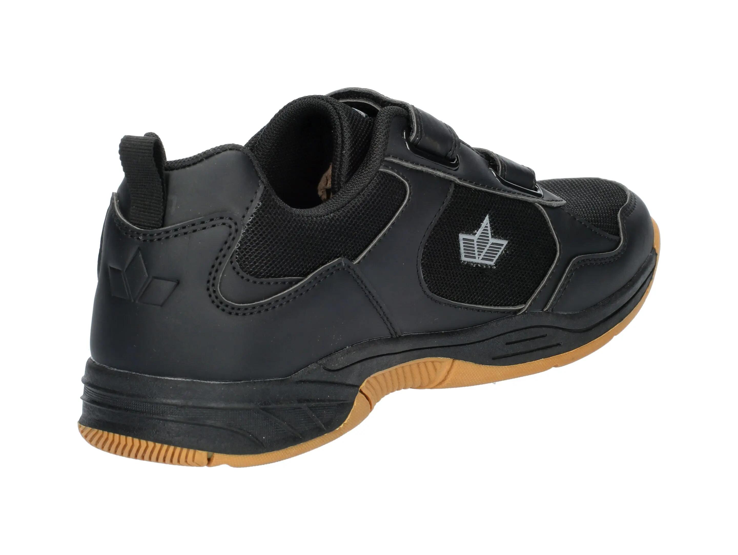 Scarpe, palestra, uomo, velcro, suola tpr, Indoor V, nero 4/6