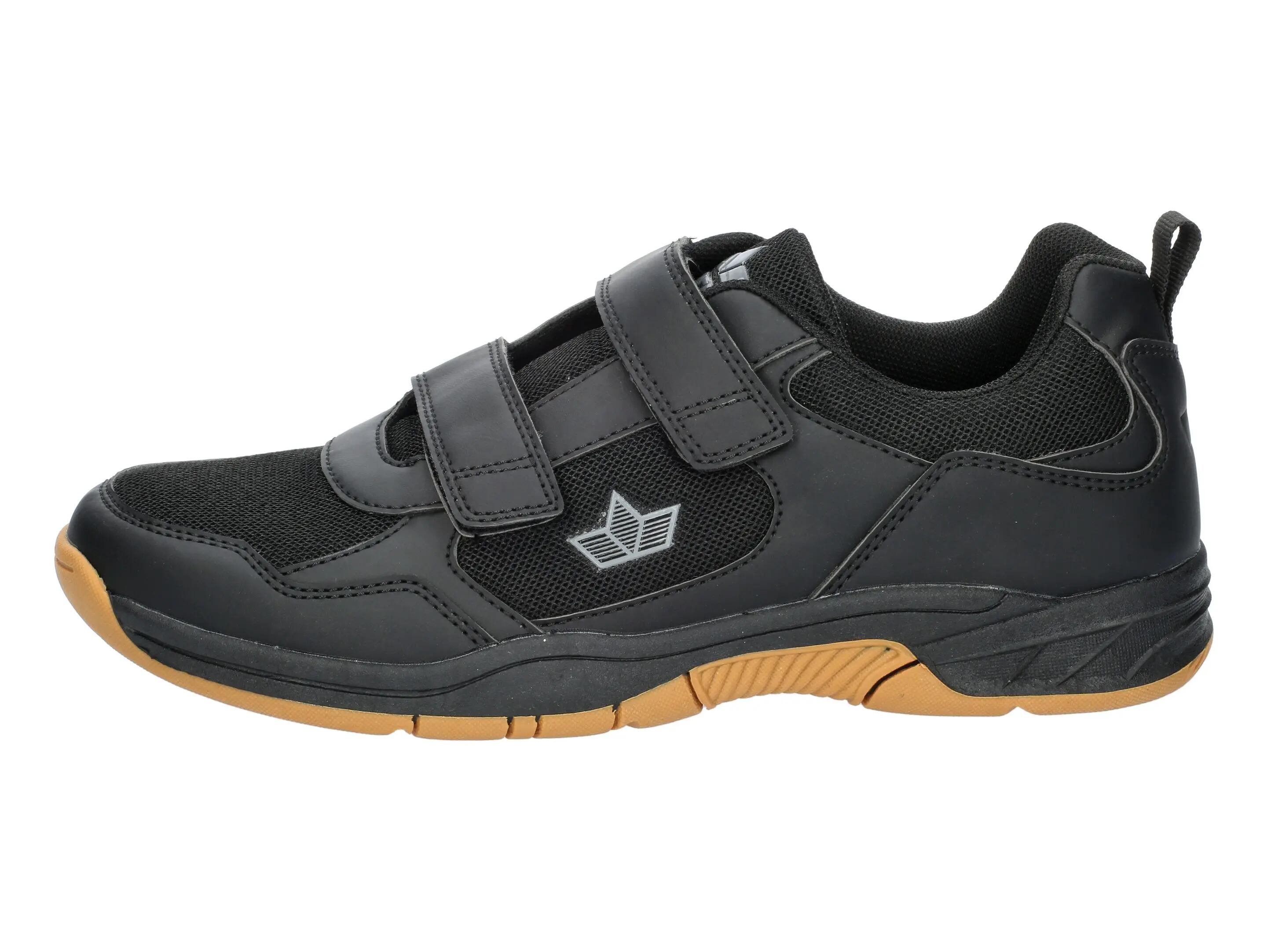 Scarpe, palestra, uomo, velcro, suola tpr, Indoor V, nero 2/6