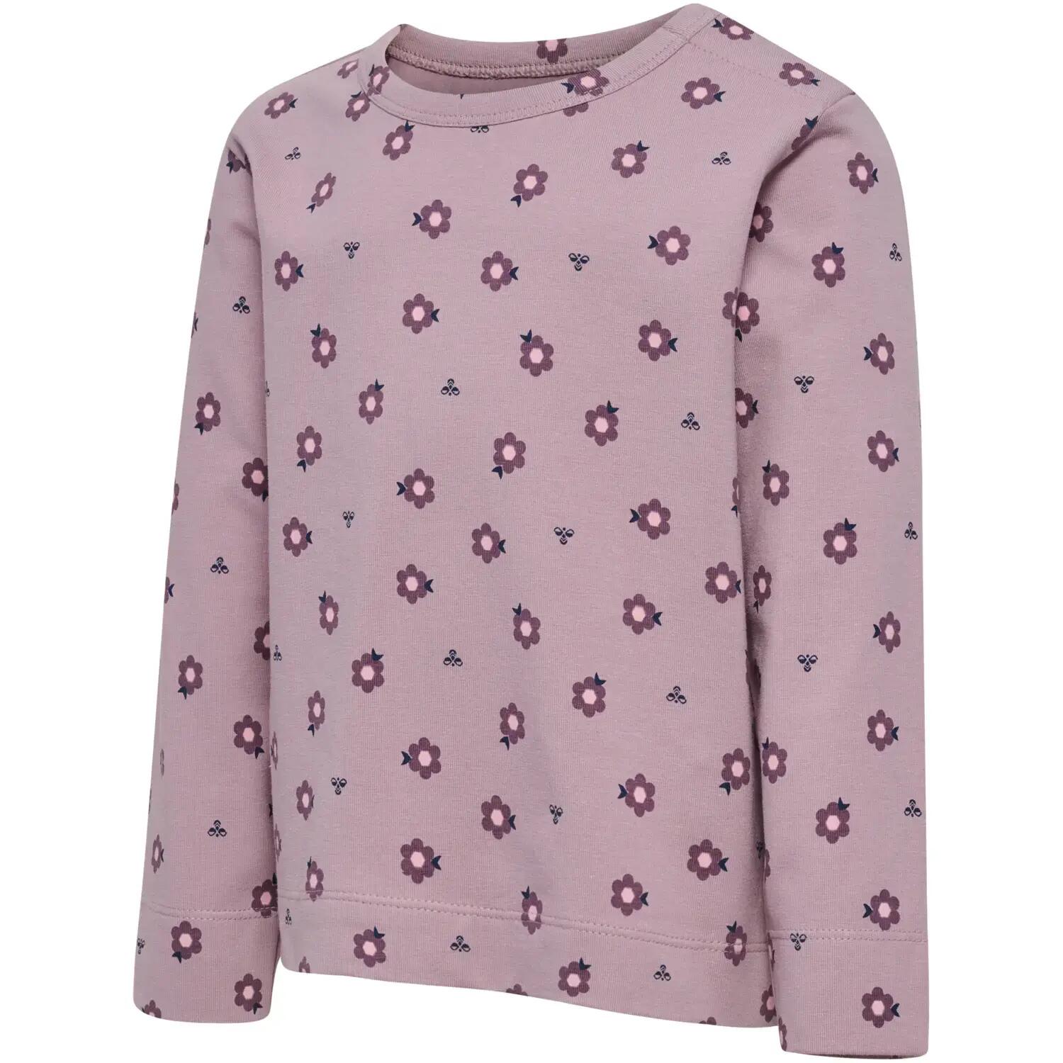 T-shirt stampato a maniche lunghe per bebé Hummel 1/4