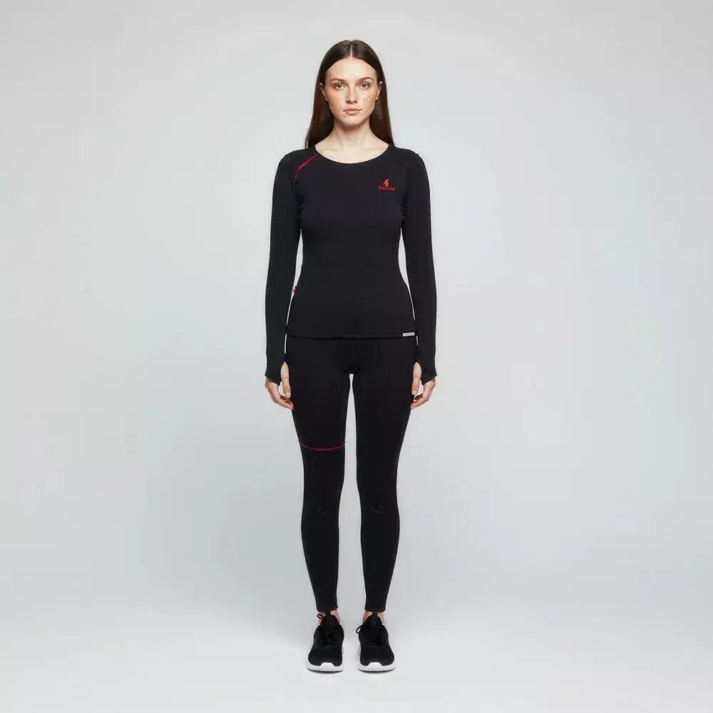 Première couche de Randonnée femme Thermique SULKY Noir 3/3