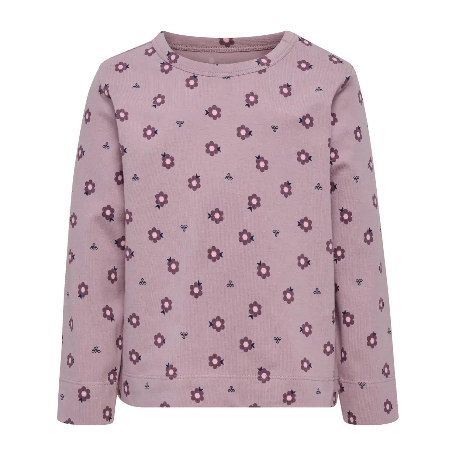T-shirt stampato a maniche lunghe per bebé Hummel 3/4