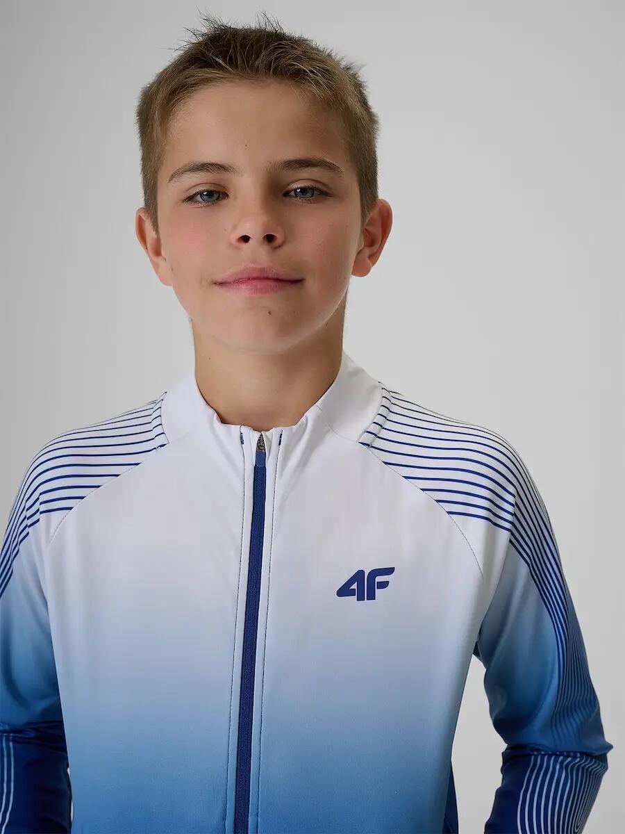 Bluza sportowa regular bez kaptura chłopięca 4F 4FJRSS26TFSWM1043 4/7