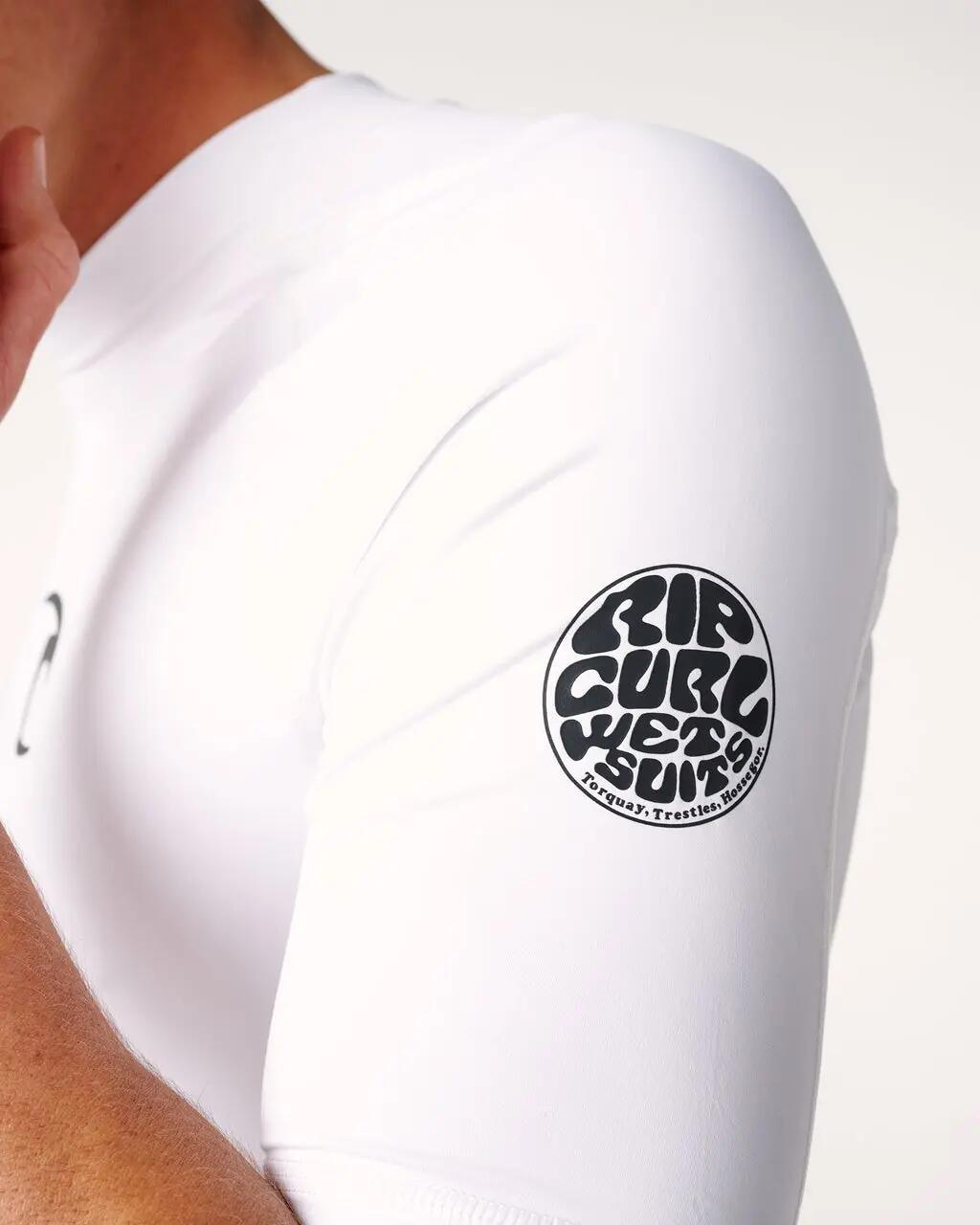 T-shirt anti-UV Homme Waves manches courtes - White 5/7