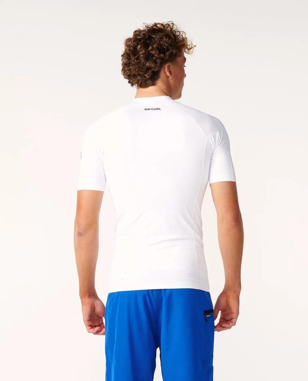 T-shirt anti-UV Homme Waves manches courtes - White 3/7