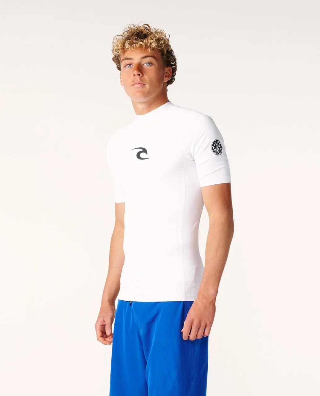 T-shirt anti-UV Homme Waves manches courtes - White 2/7