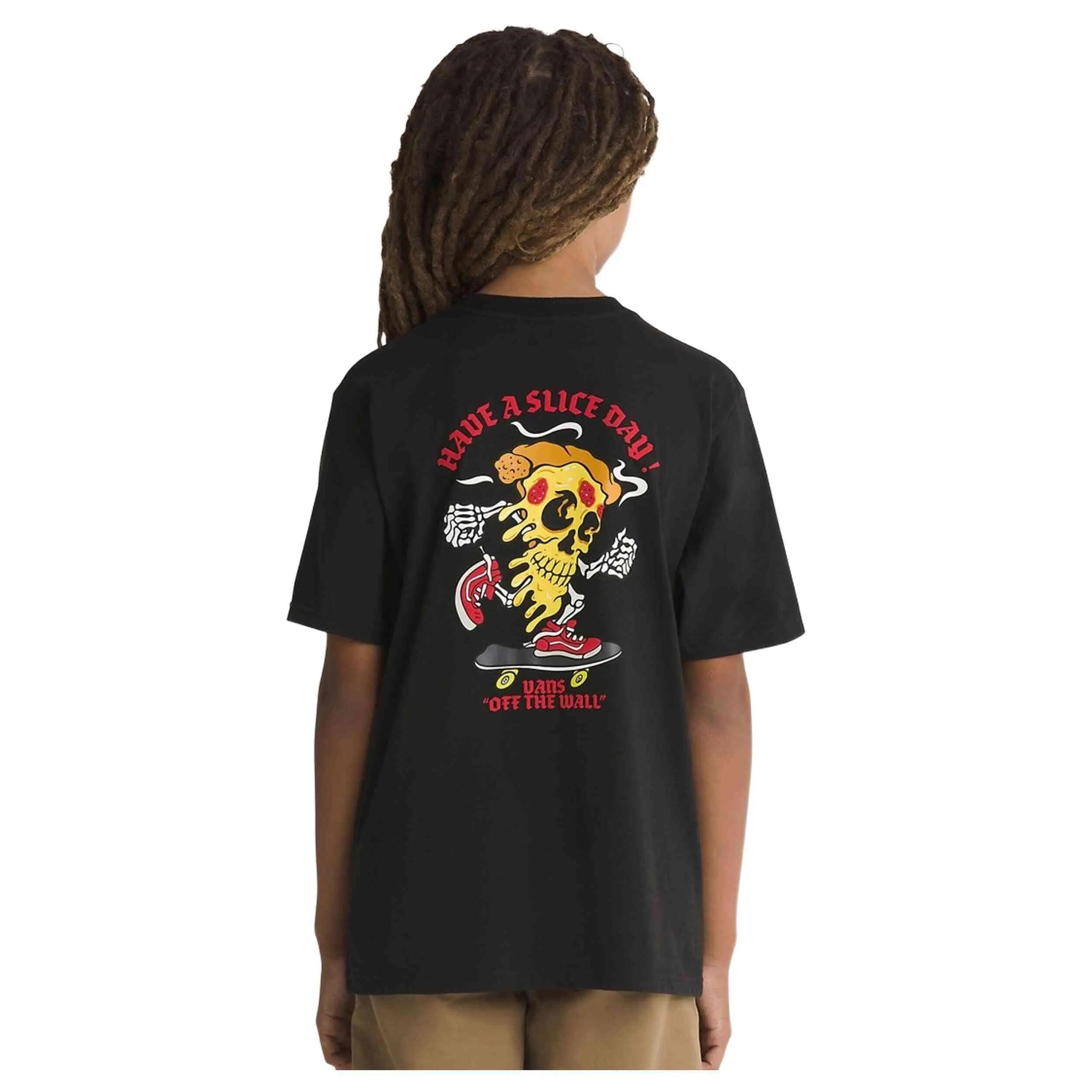 Maglia a maniche corte Vans modello VN000GF4BLK1 per unisex ragazzi 2/5