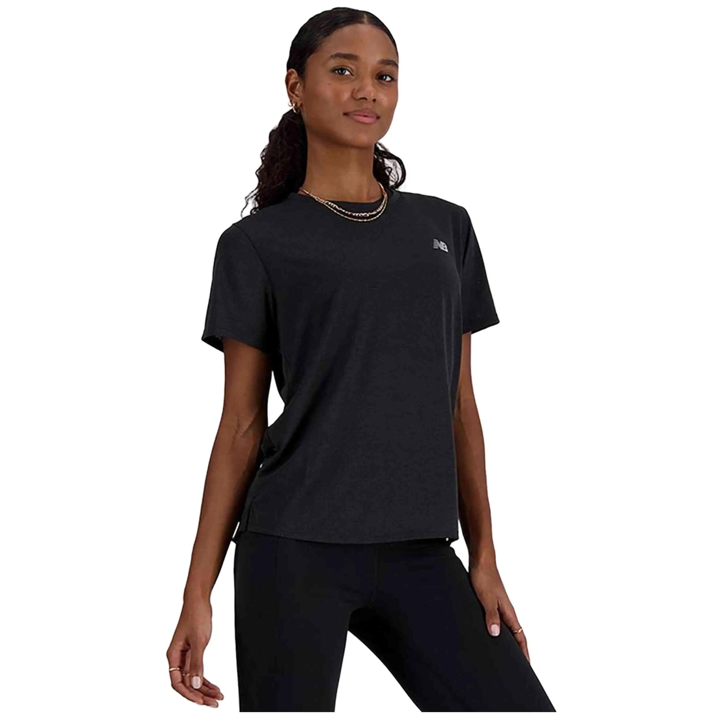 T-shirt met korte mouwen New balance model WT41253BKH voor vrouwen 5/7