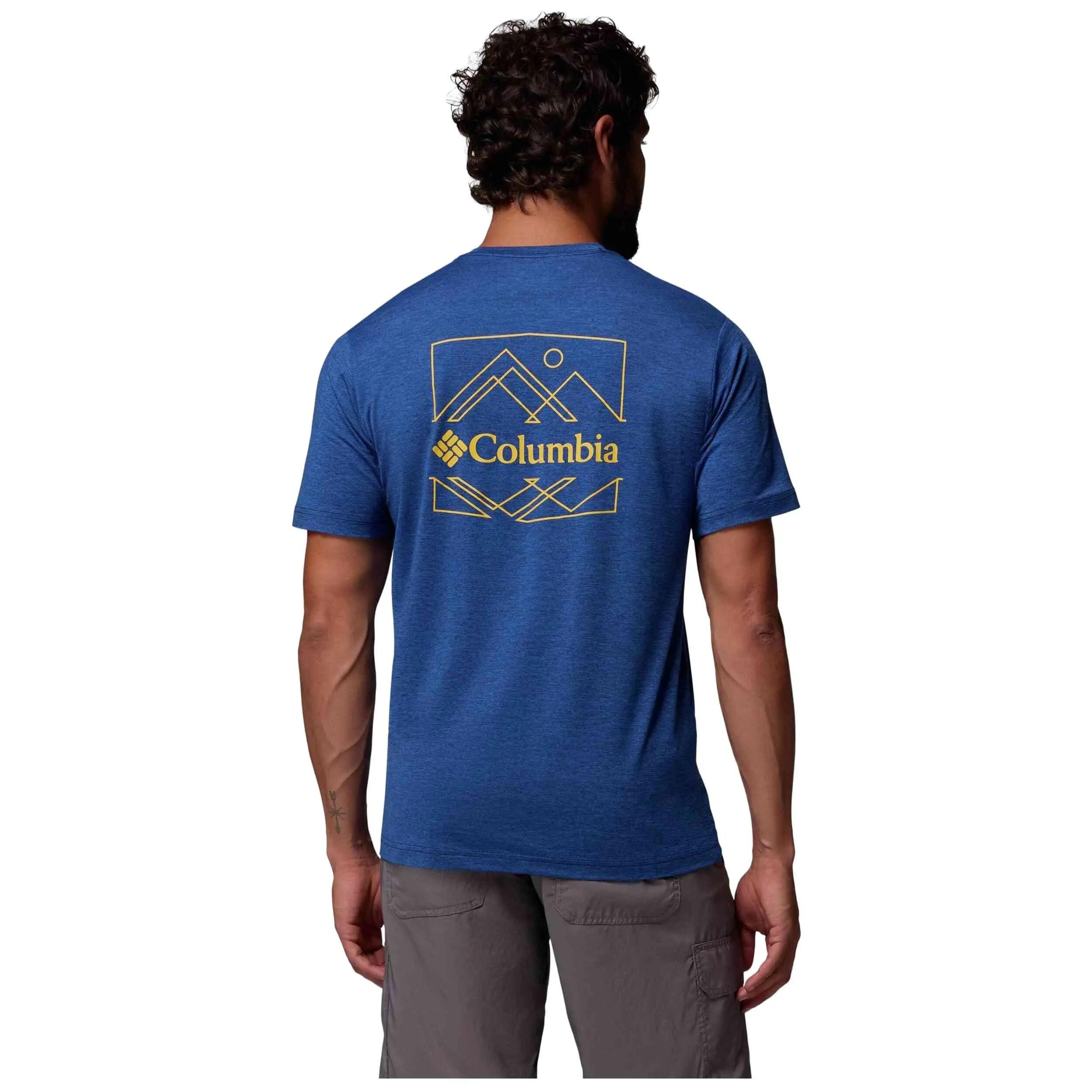 T-shirt met korte mouwen Columbia model Camiseta Columbia Kwick Hike voor mannen 3/5