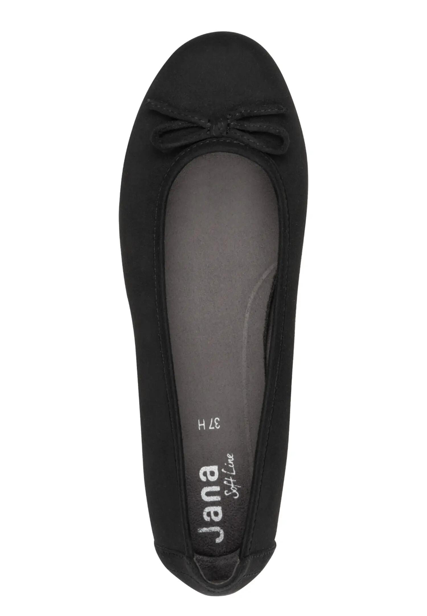 Jana Damen Ballerina 8-22164-41-001 Frauen Schuhe Schwarz 4/5