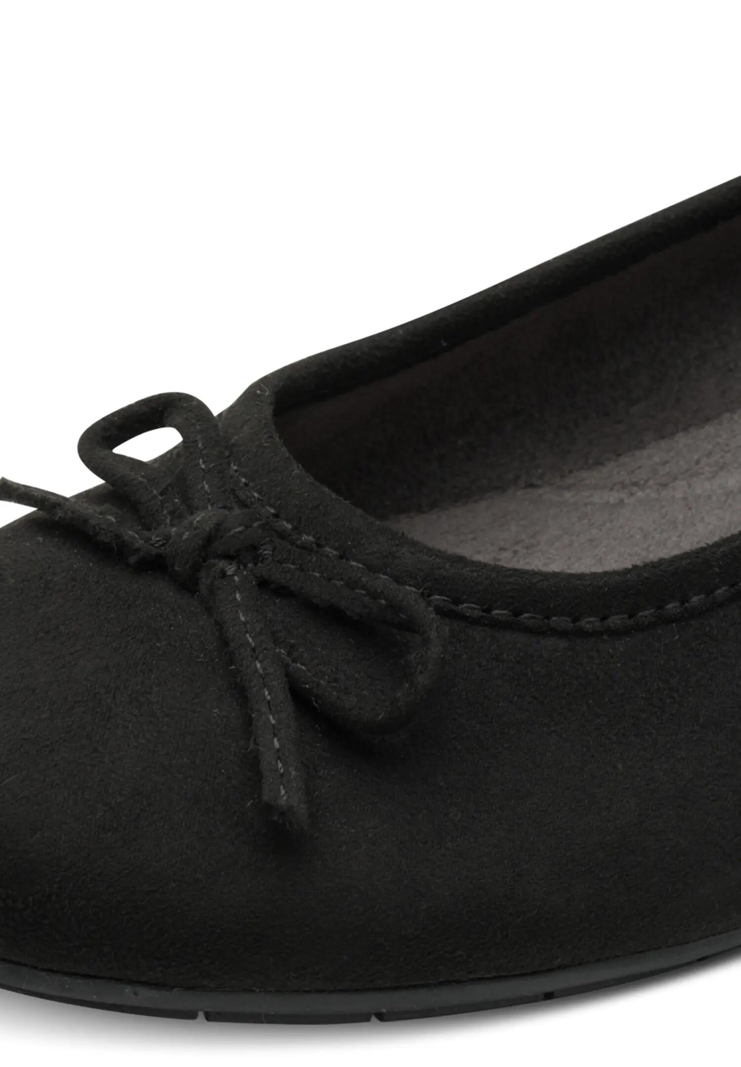 Jana Damen Ballerina 8-22164-41-001 Frauen Schuhe Schwarz 3/5