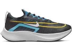 Men - Running - Shoes - Lightweight, Reactive - Zoom Fly 4 - Black/Grey/Chlorine 3/7