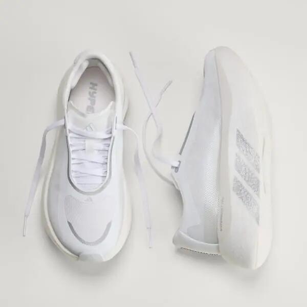 Scarpe da corsa adidas Hyperboost Edge Pro Blanc/Argent/Noir 4/8
