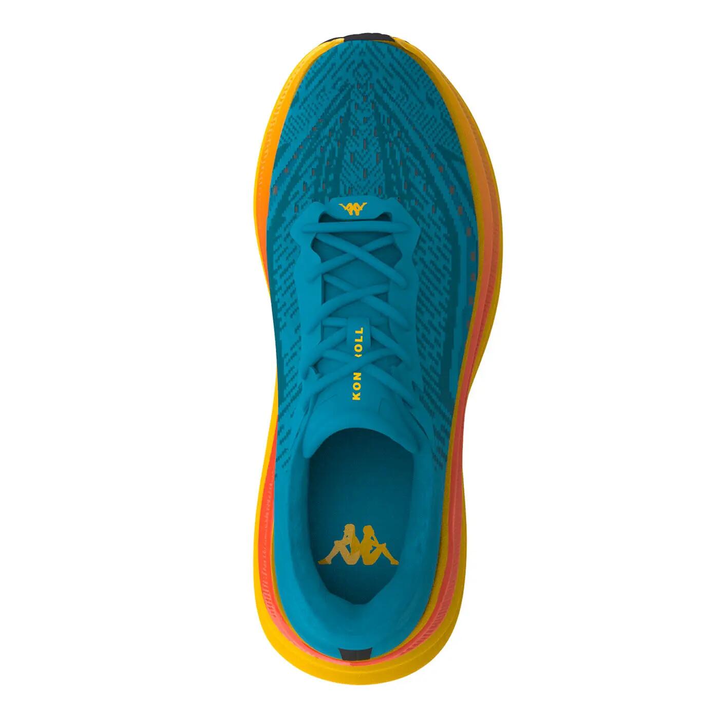 Scarpe da training Kappa Kontroll 2 blu turchese e giallo 4/5